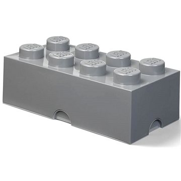 

LEGO úložný box 8 - tmavě šedá