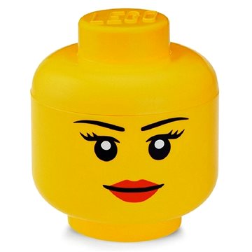 

LEGO úložná hlava (mini) - dívka