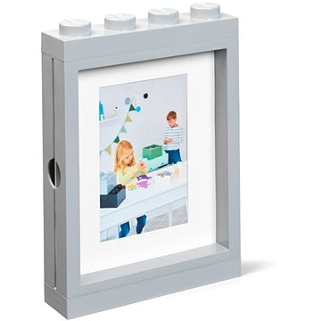 

LEGO fotorámeček - šedá