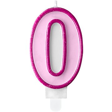 Svíčka narozeninová, 7cm, číslice 