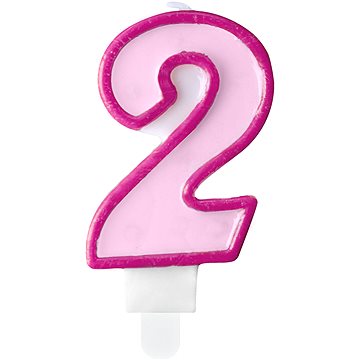 Svíčka narozeninová, 7cm, číslice 