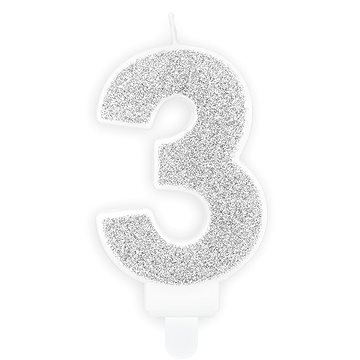 Svíčka narozeninová, 7cm, číslice 