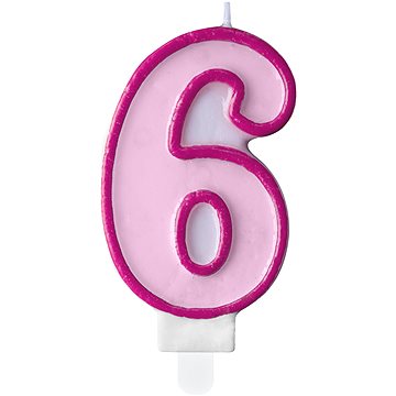 Svíčka narozeninová, 7cm, číslice 