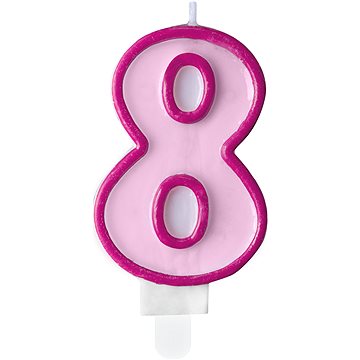 Svíčka narozeninová, 7cm, číslice 