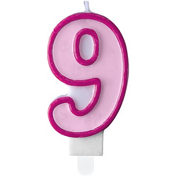 Svíčka narozeninová, 7cm, číslice 