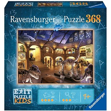 Ravensburger 129256 Exit KIDS Puzzle: Noc v muzeu 368 dílků - Puzzle