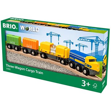 

Brio World 33982 Nákladní vlak se třemi vagony
