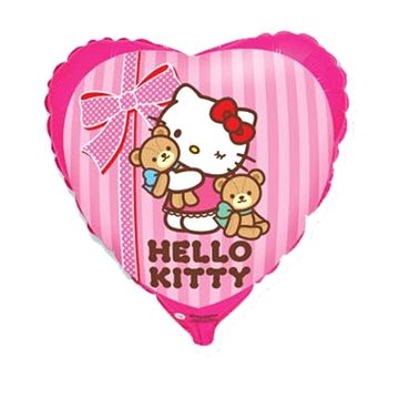 

Balónek foliový 45 cm Hello Kitty s medvídky