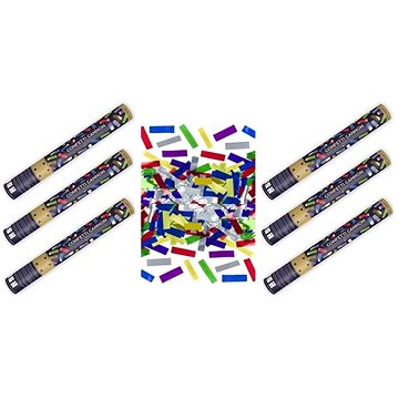 

Konfety 40cm metalické barevné mix 6 ks