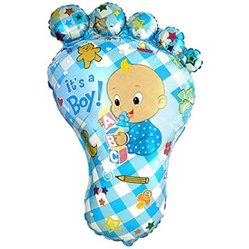 

Balónek foliový noha kluk 96 cm