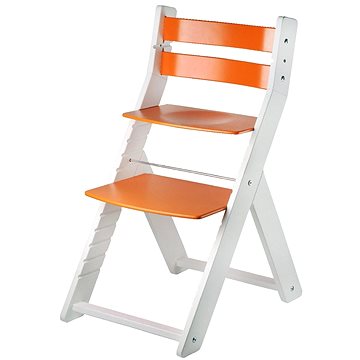

Rostoucí židle Wood Partner Sandy Kombi Barva: bílá/oranžová