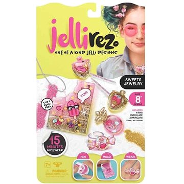 Jelli Rez - základní set pro výrobu gelové bižuterie cukrovinky - Sada na výrobu šperků