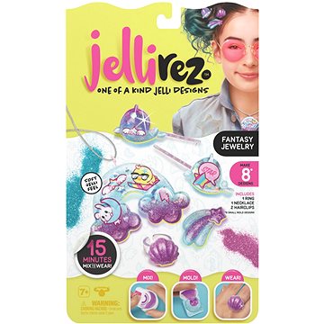 Jelli Rez - základní set pro výrobu gelové bižuterie fantázie - Sada na výrobu šperků