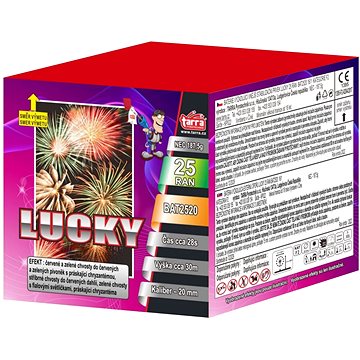 

Ohňostroj - baterie výmetnic lucky 25 ran