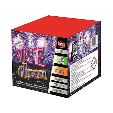 

Ohňostroj - baterie výmetnic nice dream 36 ran