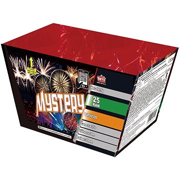 

Ohňostroj - baterie výmetnic mystery 25 ran