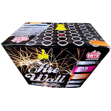 Ohňostroj - baterie výmetnic fire wall 49ran 