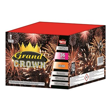 

Ohňostroj - baterie výmetnic grand crown 36 ran