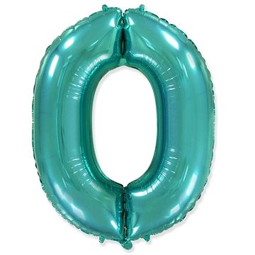 

Balón foliový číslice tyrkysová - tiffany 102 cm - 0