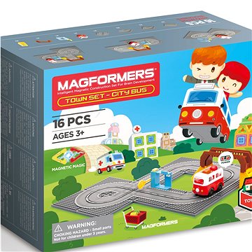 Magformers - Městečko Autobus - Magnetická stavebnice
