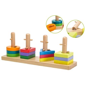 

Jouéco dřevěná skládačka Puzzle