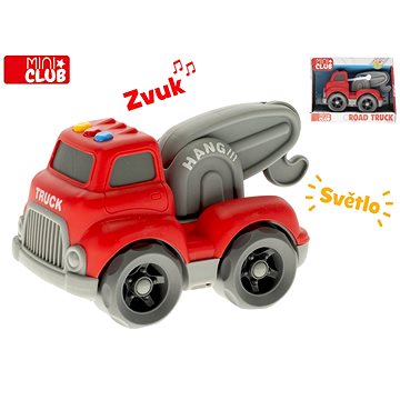 

Auto odtahovka 16cm volný chod na baterie se světlem a zvukem