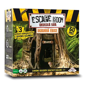 

ESCAPE ROOM: úniková hra Rodinná edice - 3 scénáře