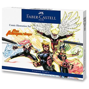 

FABR-CASTELL Comic Illustration, sada 15 ks
