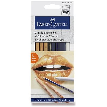 

FABER-CASTELL Classic Sketch, sada 6 ks
