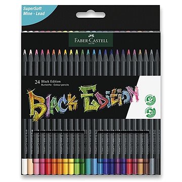 

FABER-CASTELL Black Edition, 24 barev