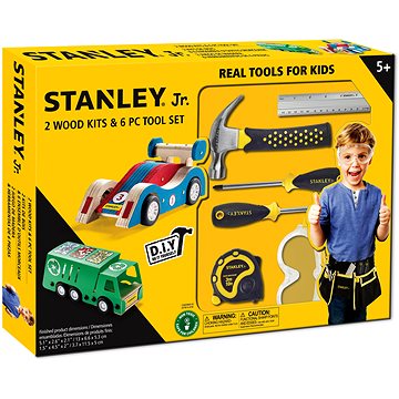 

Stanley Jr.U003-K02-T06-SY Sada 2 ks autíček a 5 kusů nářadí.