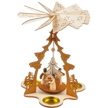 

Svícen točící dřevěný 17,5x17,5x23,5cm BD-21651B