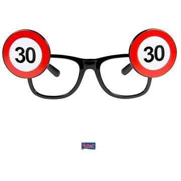 

Párty Brýle Narozeniny Dopravní Značka - 30