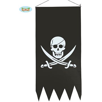 

Pirátská Vlajka - Banner - 43X86 cm