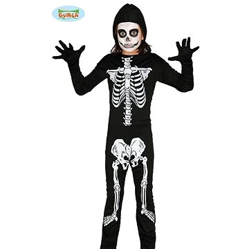

Dětský Kostým Kostra - Kostlivec - vel.7-9 let - Halloween