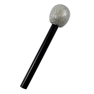 

Mikrofon Stříbrný - Disco - 26 cm