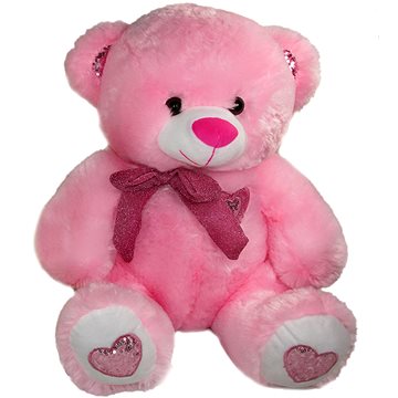 Medvěd Nosík Růžový - 40 cm - Plyšový medvěd