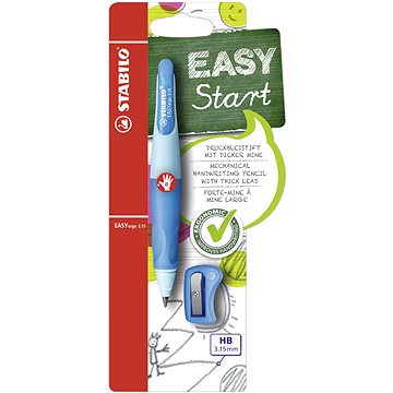 

STABILO EASYergo 3.15 R tmavě/světle modrá + ořezávátko