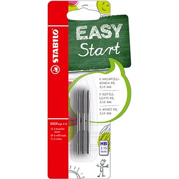 

STABILO EASYergo 3.15 Náhradní tuhy HB 6 ks Blister
