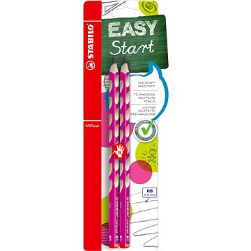 

STABILO EASYgraph R HB růžová, 2ks Blistr