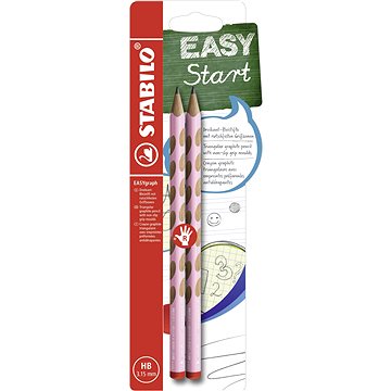 

STABILO EASYgraph R Pastel Edition HB růžová, 2ks Blistr
