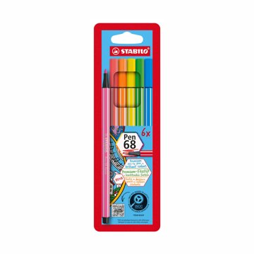 

STABILO Pen 68 neon pouzdro 6 barev