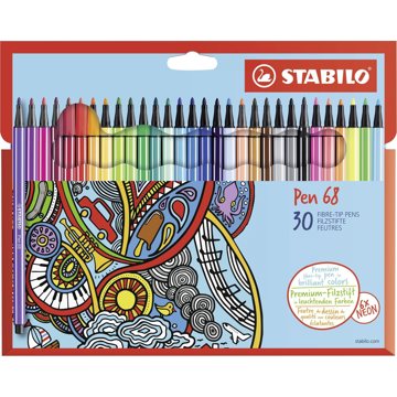 

STABILO Pen 68 kartonové pouzdro 30 barev