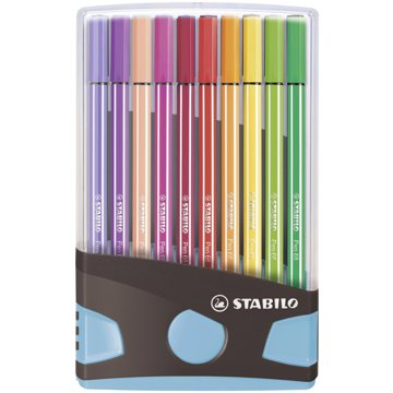 

STABILO Pen 68 ColorParade pouzdro antracit/modrá 20 barev