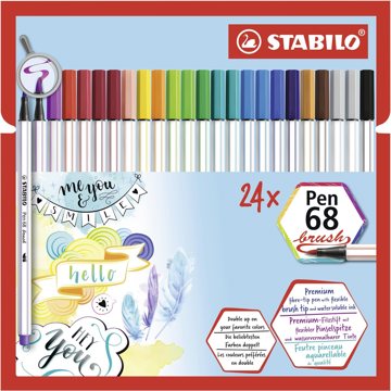 

STABILO Pen 68 brush pouzdro 24 barev