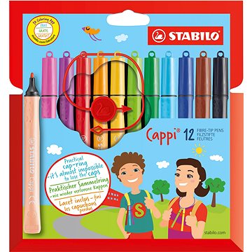 

STABILO Cappi pouzdro 12 barev