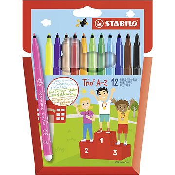 

STABILO Trio A-Z pouzdro 12 barev