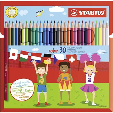 STABILO color kartonové pouzdro, 30 barev včetně neonových