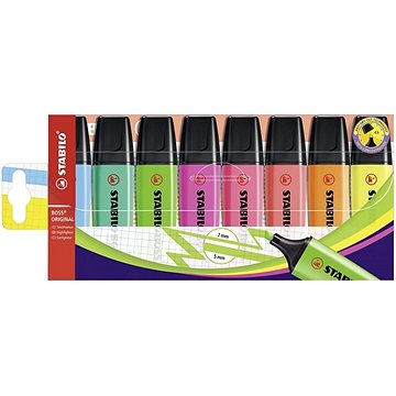 

STABILO BOSS ORIGINAL pouzdro 8 ks
