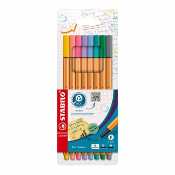 

STABILO point 88 pouzdro Pastel 8 barev